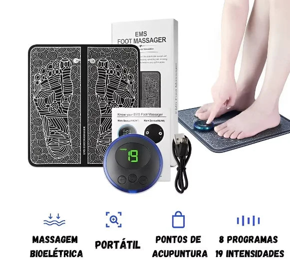 Pé Tapete Elétrico, Pés Massageador - Domfyshop