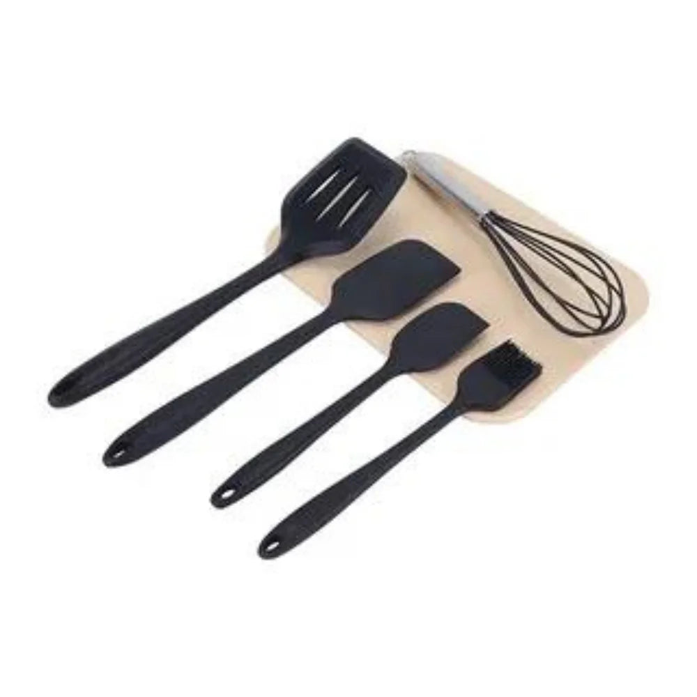 Kit 5 Utensílios de Cozinha - Cores Diversas - Design Resistente e Moderno - Domfyshop