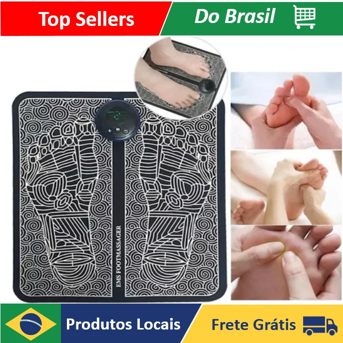 Pé Tapete Elétrico, Pés Massageador - Domfyshop