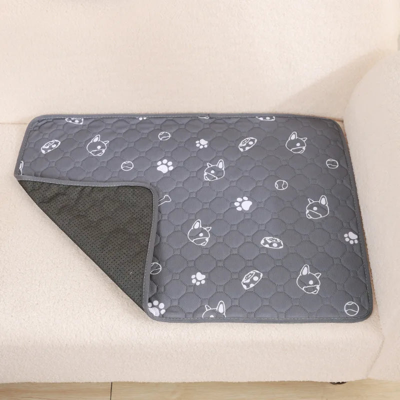 Almofada para xixi de cachorro, fralda absorvente reutilizável, lavável, almofada de treinamento para filhotes. - Domfyshop