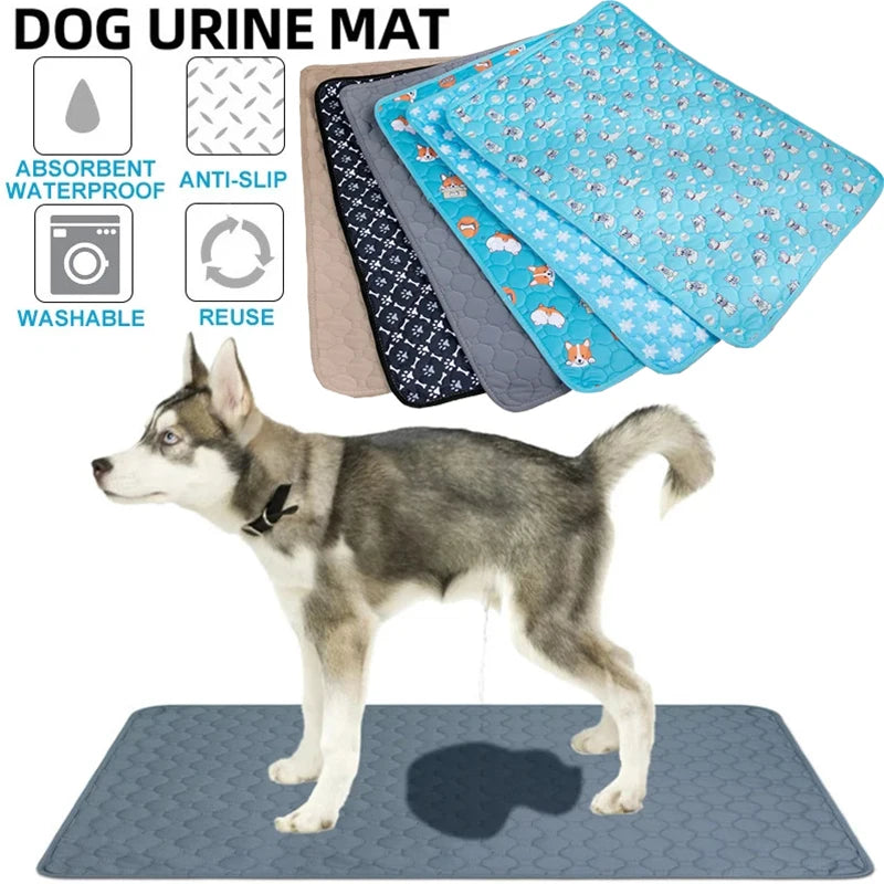 Almofada para xixi de cachorro, fralda absorvente reutilizável, lavável, almofada de treinamento para filhotes. - Domfyshop